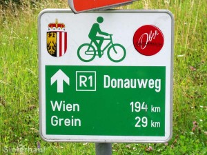 Donauradweg nach Wien