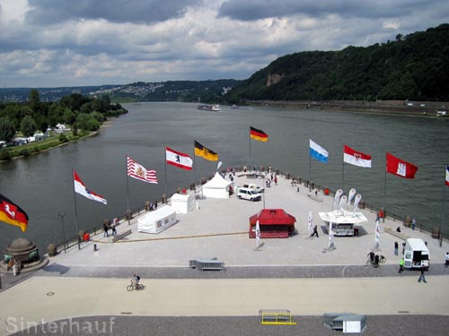 Das Deutsche Eck in Koblenz
