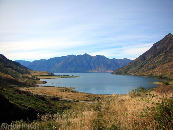 Lake Hawea am Lookout "The Neck"