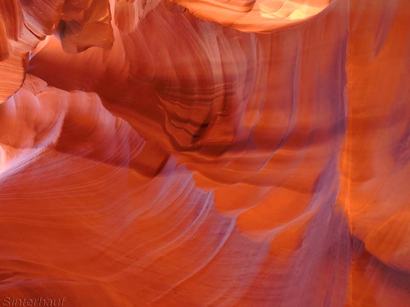 Roter Sandstein im Upper Antelope Canyon