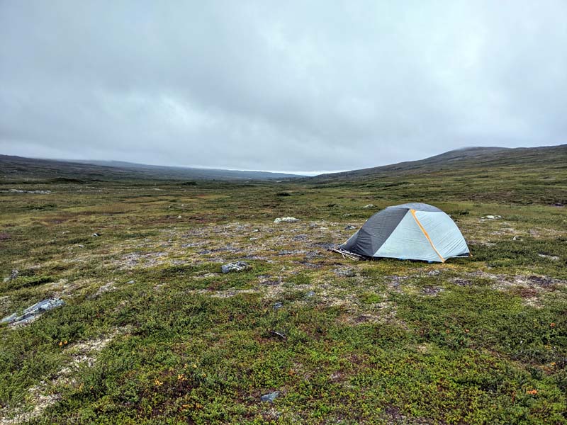 Zelten im Jämtland