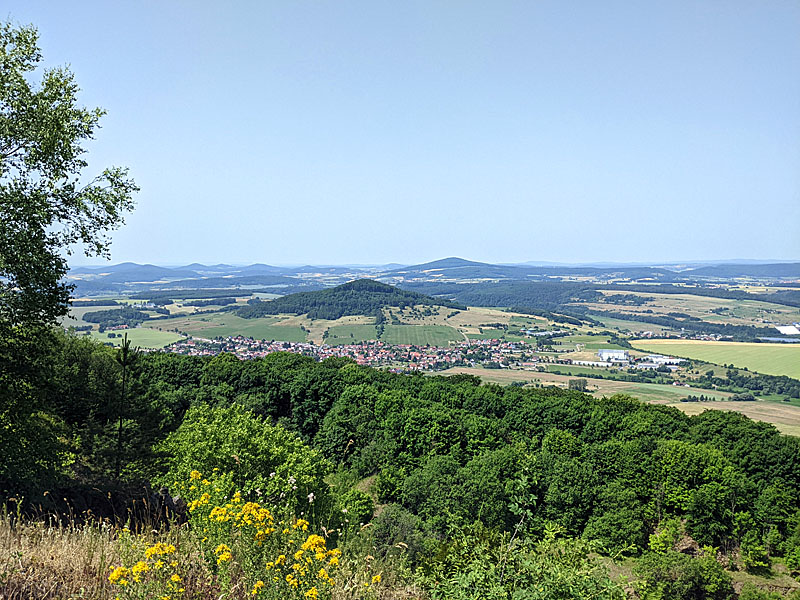 Ausblick vom Öchsenberg in die Kuppenrhön