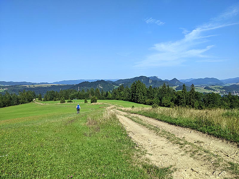 Blick auf den NP Pienninen