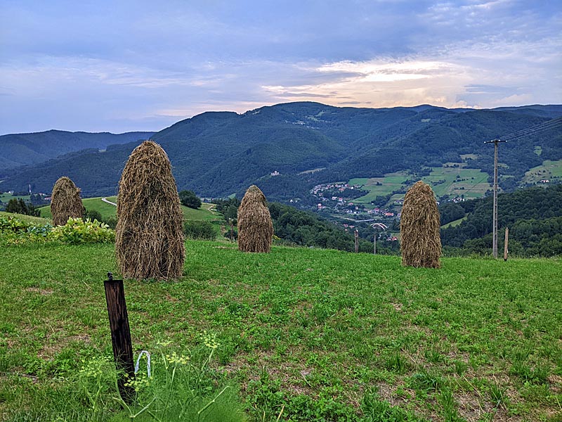 In Ostpolen auf dem Beskidenhauptweg