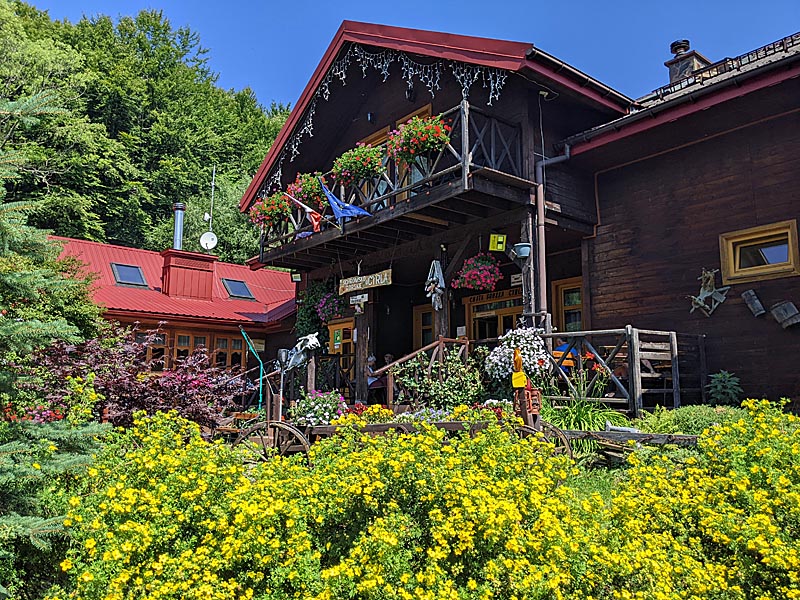 Berghütten in den Ostbeskiden