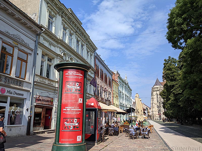 Die Innenstadt von Kosice