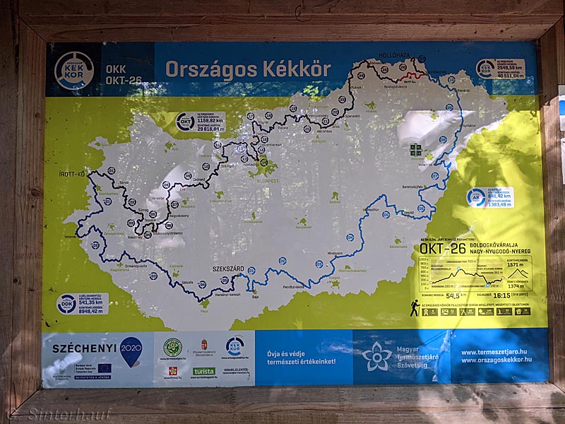 Infotafel des Orzagos Kektura