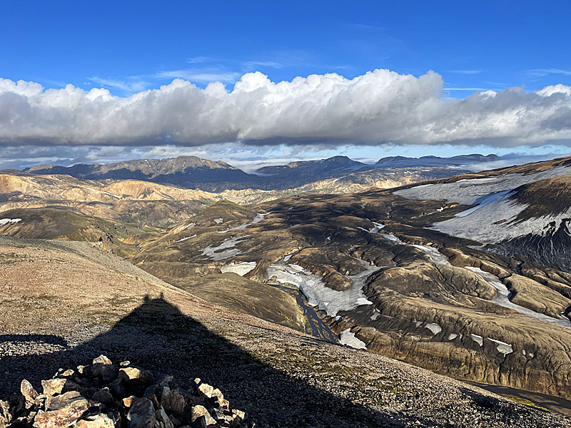 Schöne Ausblicke auf dem Laugavegur