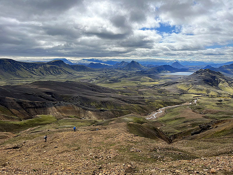 Auf dem Weg zur Hütte in Alftavatn