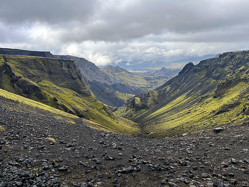 Auf dem Fimmvörðuháls